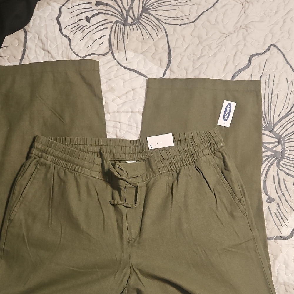Olive Green Women's Pants
